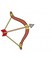 Cardstock Bow & Arrow Cutouts, 20-Pack – 3-3/4" x 4-1/2" Paper Shapes for Crafts & Classroom Art